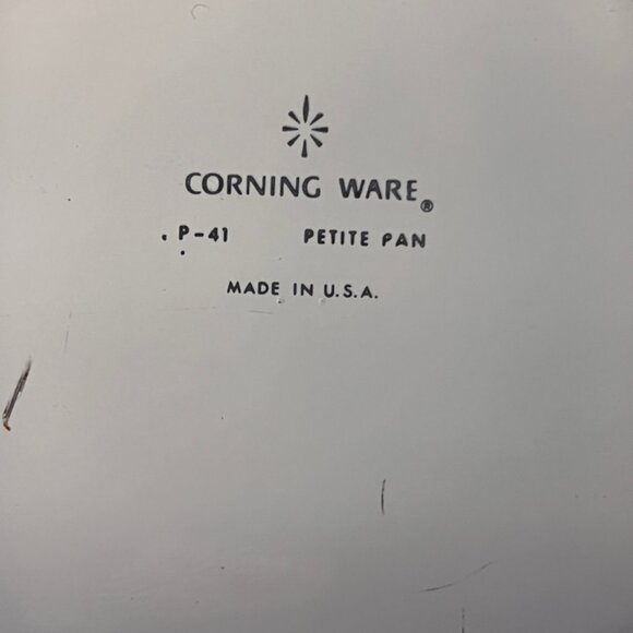 Vtg Corning Ware Blue‎ Cornflower P-41-B, 1 3/4 Cup, Small Casserole Dish #3 GS2 - Picture 3 of 3